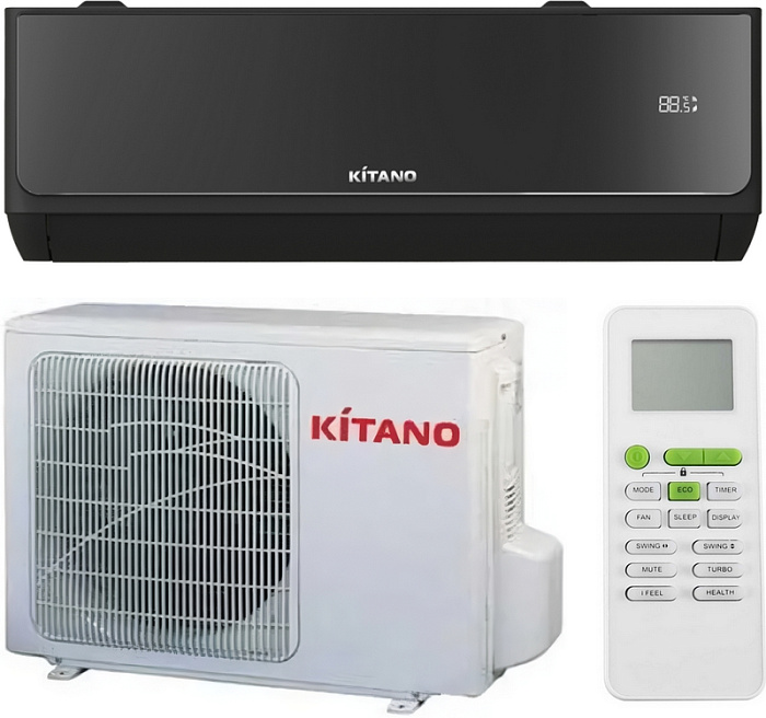 Кондиционер настенный Kitano KRD-Toha-18 (black matte) от интернет-магазина ClimateON