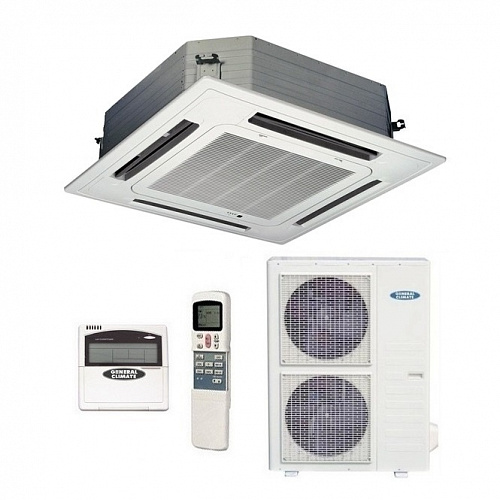 Кондиционер кассетный General Climate GC-4C48HRN2/GU-U48H2 от интернет-магазина ClimateON